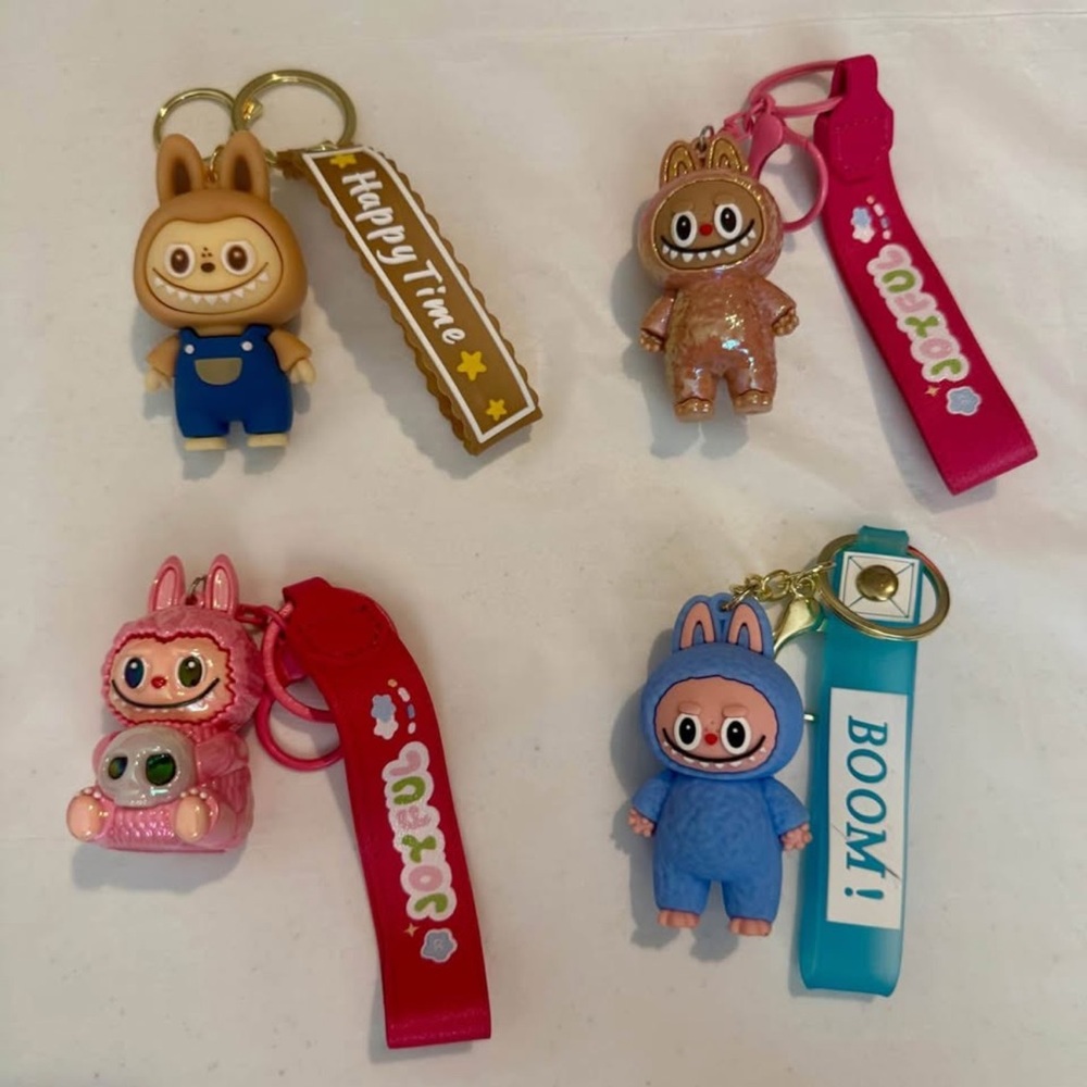 Labubu Monster Keychains - Mixed Designs - Picture 3 of 14